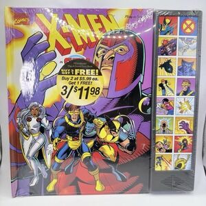 VTG Marvel X-Men Play-A-Sound Story Book Sealed Working Magneto Wolverine